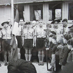 Groepsfoto van de Pioniers uit 1959